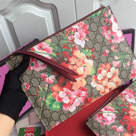 gucci clutch bag floral|gucci clutch bag for men.